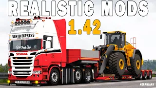 TOP 10 BEST REALISTIC MODS FOR ETS2 1.42 - EURO TRUCK SIMULATOR 2 MODS 2021