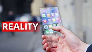 Phone with a transparent screen: Is that even possible?