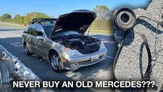 MY OLD MERCEDES LEFT ME STRANDED?!! COMMON ISSUE (W203 C240 M112)