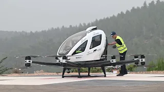 Israel prueba un taxi-dron sobre Jerusalén para luchar contra los atascos | AFP