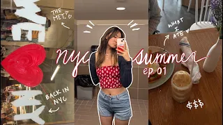 SUMMER IN NYC | what i eat, MET internship, thrifting in chelsea