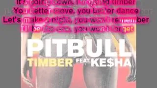 Pitbull - Timber (Letra) ft. Ke$ha