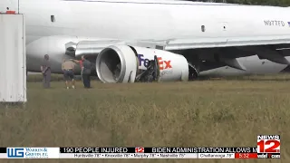 FedEx plane crash lands at Chattanooga Airport