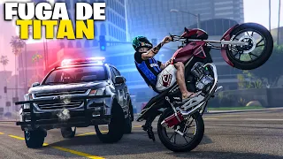 DANDO FUGA NO GRAU DE TITAN - GTA V MODS