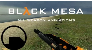 Black Mesa Steam ALL Weapon Animations