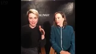 Moviepilot - Into the Forest Interview with Ellen Page and Evan Rachel Wood (06/22/2016)