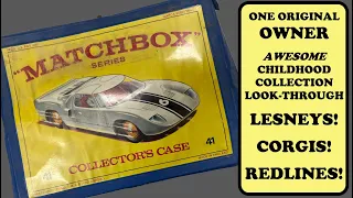 Lesney Redlines Corgi - Rex's Vintage Carry Case Look Through! One Owner Childhood Collection