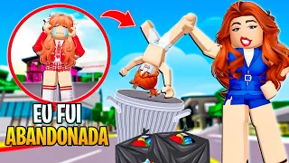 DESCOBRI QUE FUI ABANDONADA QUANDO BEBÊ | HISTORINHAS NO BROOKHAVEN RP ROBLOX