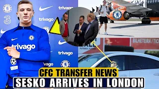 ALL DONE! Benjamin Sesko Spotted In London Ahead Of Chelsea Official Signing.