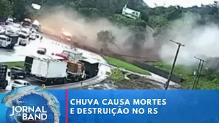 Governador do RS pede apoio aéreo a Lula para resgatar gaúchos em meio às chuvas | Jornal da Band