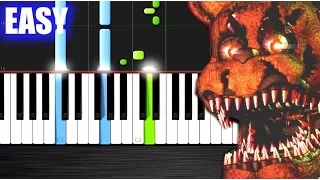 FIVE NIGHTS AT FREDDY'S 4 SONG - Break My Mind - EASY Piano Tutorial by PlutaX - Synthesia