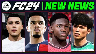 EA FC 24 NEWS | NEW CONFIRMED UPDATES - 150 REAL FACES ✅