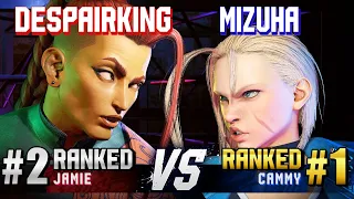 SF6 ▰ DESPAIRKING | LONGZHU (#2 Ranked Jamie) vs MIZUHA (#1 Ranked Cammy) ▰ Ranked Matches