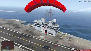 GTA 5 - Aircraft Carrier Raid + Six Star Escape (RDE 3.1.1)