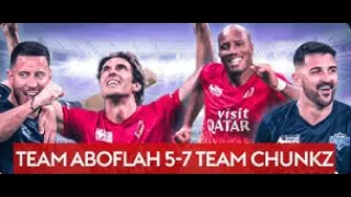 Hazard, Drogba, Kaka and Villa shine ! | Team Chunkz 7-5 Team Aboflah | Match For Hope Highlights