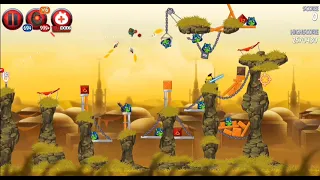 Angry Birds Star Wars II - Boba Fett (OP) vs. All Boss Levels