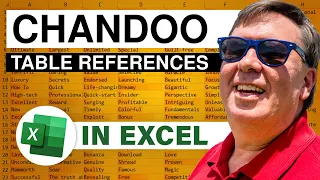 Excel - Chandoo Explains Structured Table Reference - Episode 1708