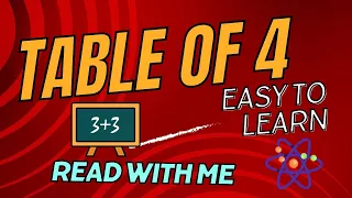 4-x1=4 Multiplication| Table of Four 4 Tables Song |Multiply by 4@Modernworldkids