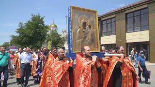 По Прохладному прошел крестный ход с Моздокской иконой Божией Матери