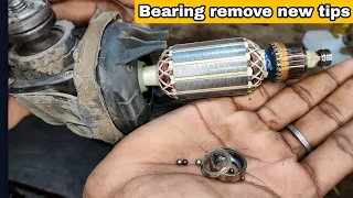 How to changel armature bearing | repair gws 600 angle grinder | how to repair bosch angle