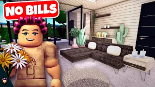 Building A Bloxburg House With NO BILLS