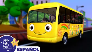 Las ruedas del autobús | Canciones Infantiles | Dibujos Animados | Little Baby Bum en Español