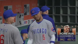 MLB the show 23 PS5 Cubs vs Giants
