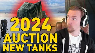 2024 AUCTION WITH NEW TANKS! World of Tanks