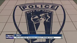 Police issue warning about phone scam