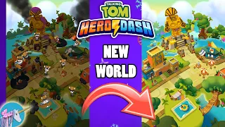 NEW WORLD Talking Tom Hero Dash gameplay