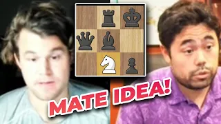 Magnus Carlsen Finds the CHECKMATE Idea Against Hikaru Nakamura