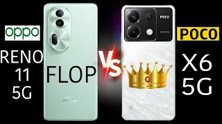 Oppo Reno 11 Vs Poco X6 5G|| Full Comparison||