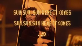 The Beatles- Here comes the sun lyric video