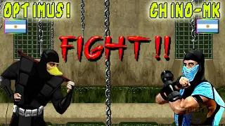 Mortal Kombat 2 - OptiMuS! (ARG) VS (ARG) chino-MK [mk2] [Fightcade]モータルコンバットII
