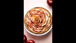 Almond Apple Rose Pie