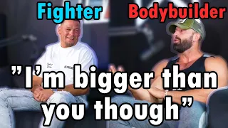 Delusional Bodybuilder Thinks He Can Beat UFC Fighters...