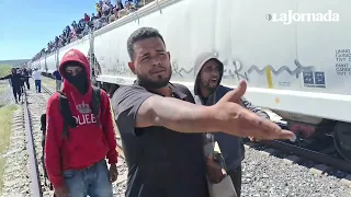 Detienen en Coahuila tren de carga que trasladaba a casi 2 mil migrantes a la frontera con EU