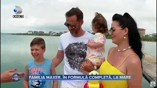 Stirile Kanal D (08.07.2021) - Familia Maxer, in formula completa, la mare | Editie de pranz