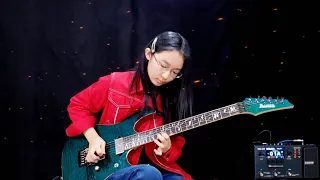 DragonForce - Fury Of The Storm - Guitar by Evlee (a 13 year old girl)