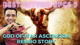 God of War Ascension - Rpcs3 - Best Setting NO CRASH - RTX 3050 + Ryzen 7 5700X Overclock  4.5Ghz