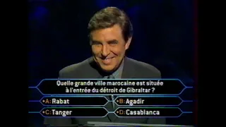 Thierry Roland et Jean Michel Larqué participent à qui veut gagner des millions en 2003