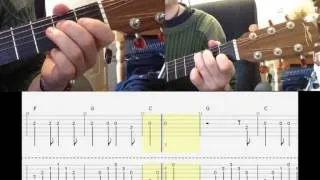 Hallelujah arranged for two guitars with tab