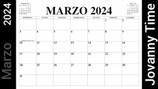 Calendario - Marzo 2024