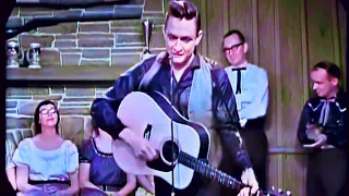 Johnny Cash - Big River [Americana] 4K Color Remastered Remixed Alternate Version