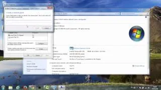 Cum fac un sistem restore point la Windows 7