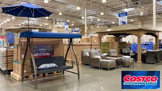 COSTCO SHOP WITH ME PATIO FURNITURE KITCHENWARE DINNERWARE GENERATORS SHOPPING STORE WALK THROUGH