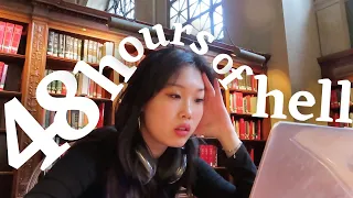 cram with me for 2 finals in 48 hours 😭 last college finals week vlog @tufts university