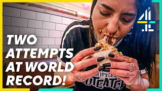 RECORD-BREAKING Attempt At Eating A BURRITO In Under 50 Seconds | Battle Of The Super Eaters | All 4