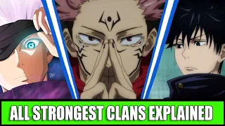 All 5 STRONGEST Sorcerer Family in Jujutsu Kaisen & Their Powers Explained! (Gojo, Zenin & Kamo)