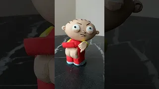 I made Stewie Griffin✌🏻#sculpting #clay #plasticine #art #griffin #stewiegriffin